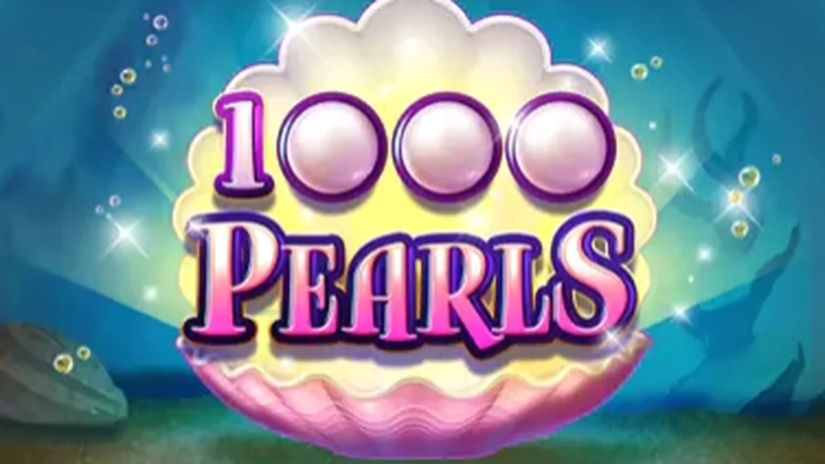 Interface do jogo de slot 1000 Pearls com elementos subaquáticos.